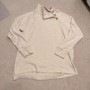 J.crew Factory Button Neck Sweater